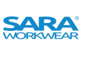 logotyp sara workwear